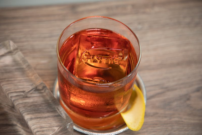 Iced tea served cold with lemon